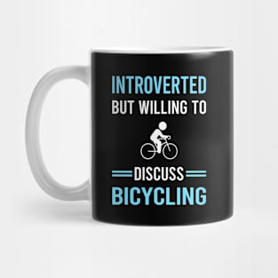 Introverted Bicycling Bicycle Bicyclist Cycling Cycle Cyclist Mug